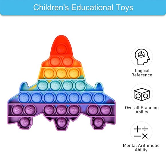 Pop It Fighter Jet Toy - Picture 4 of 4